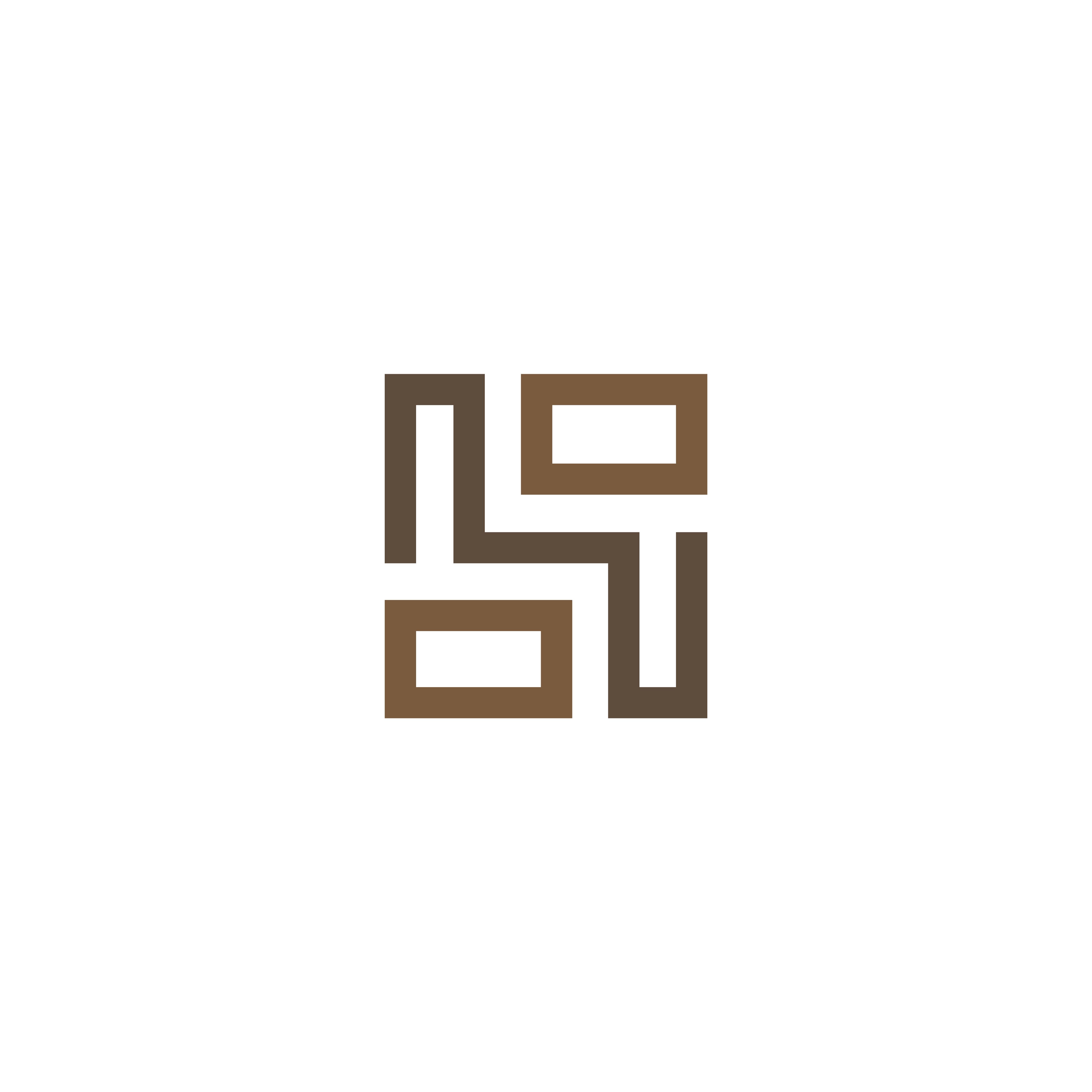 The monogram alone, light version.